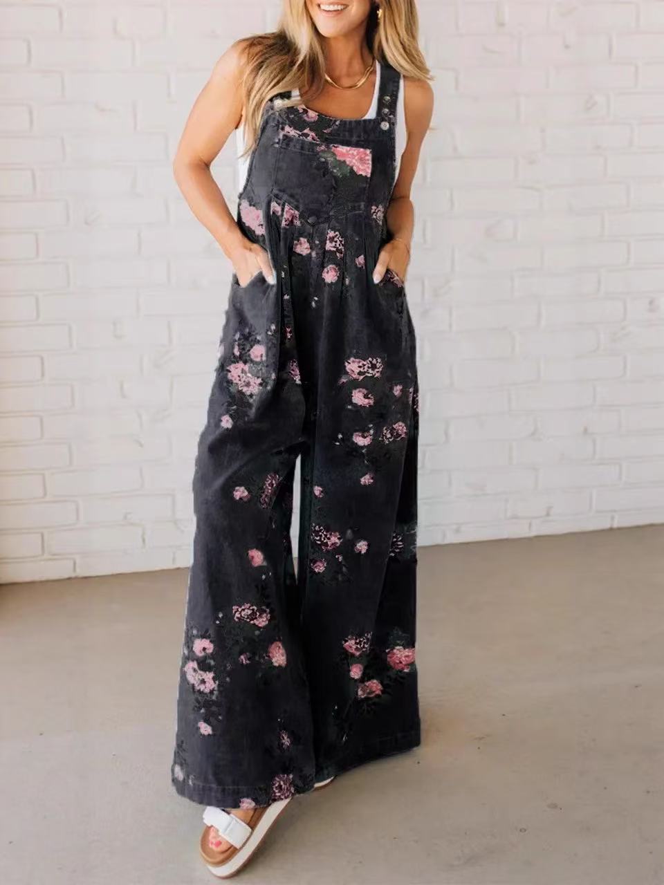 2025 Summer New Style Casual W - đánh giá và giá Romper Floral Print