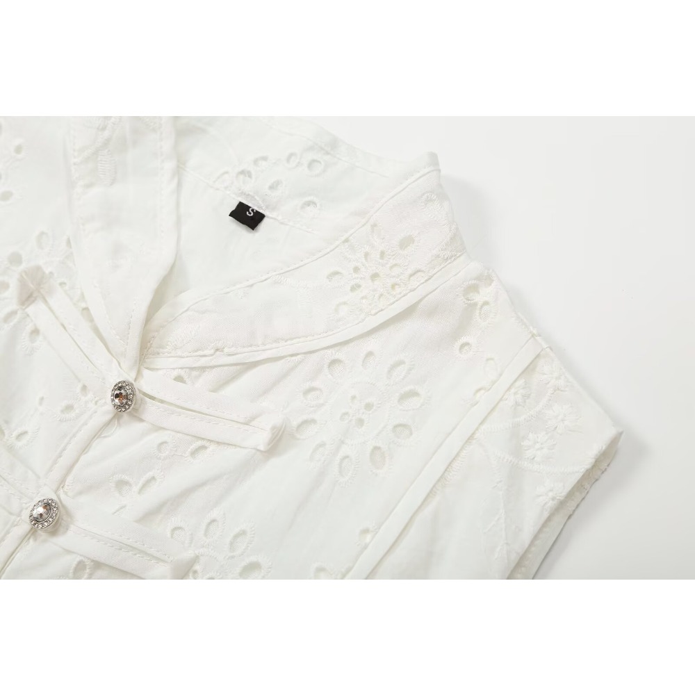Women Embroidered Eyelet Skirt - đánh giá và giá Midi Skirt Floral