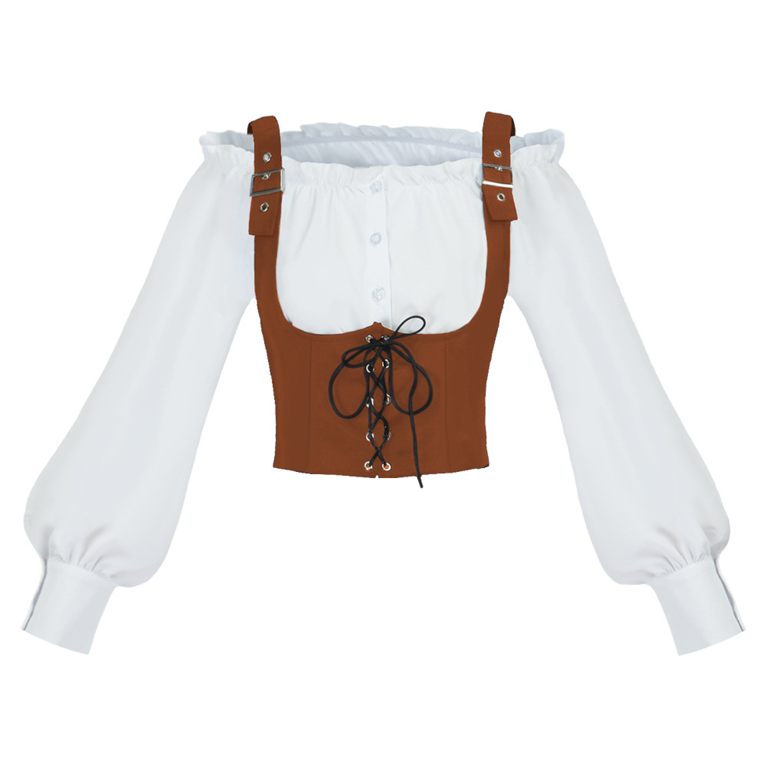 Renaissance 2 Piece Costume Se - đánh giá và giá Blouse Off Shoulder