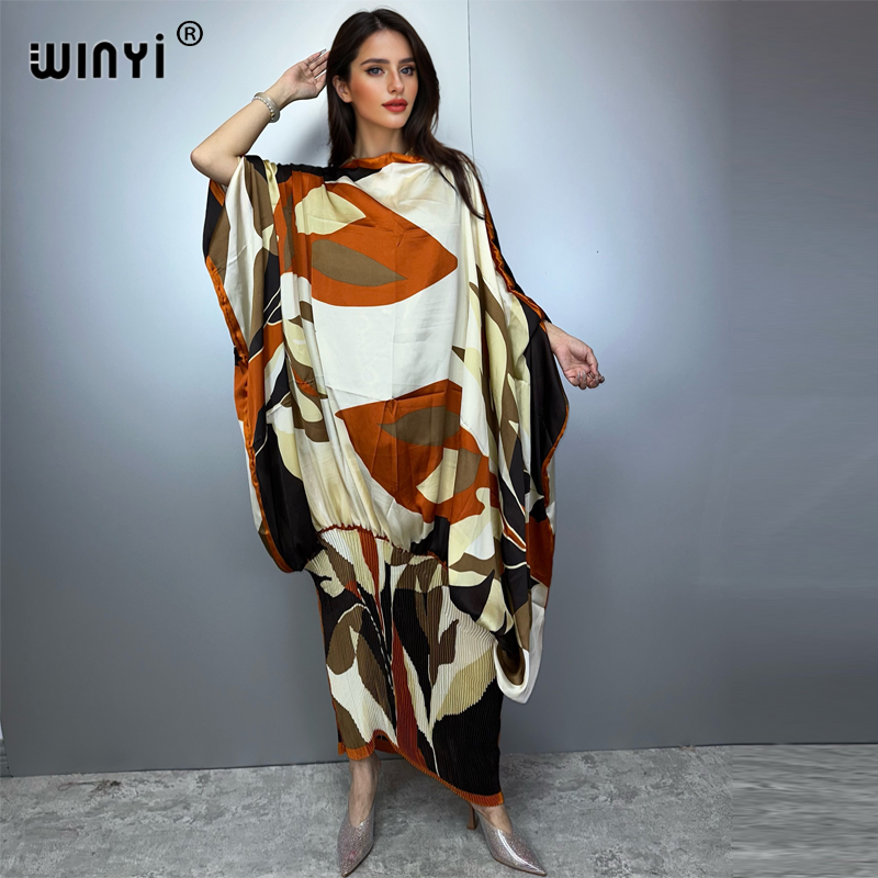 WINYI Pleated Elastic loose dr - đánh giá và giá Cover Up Kaftan