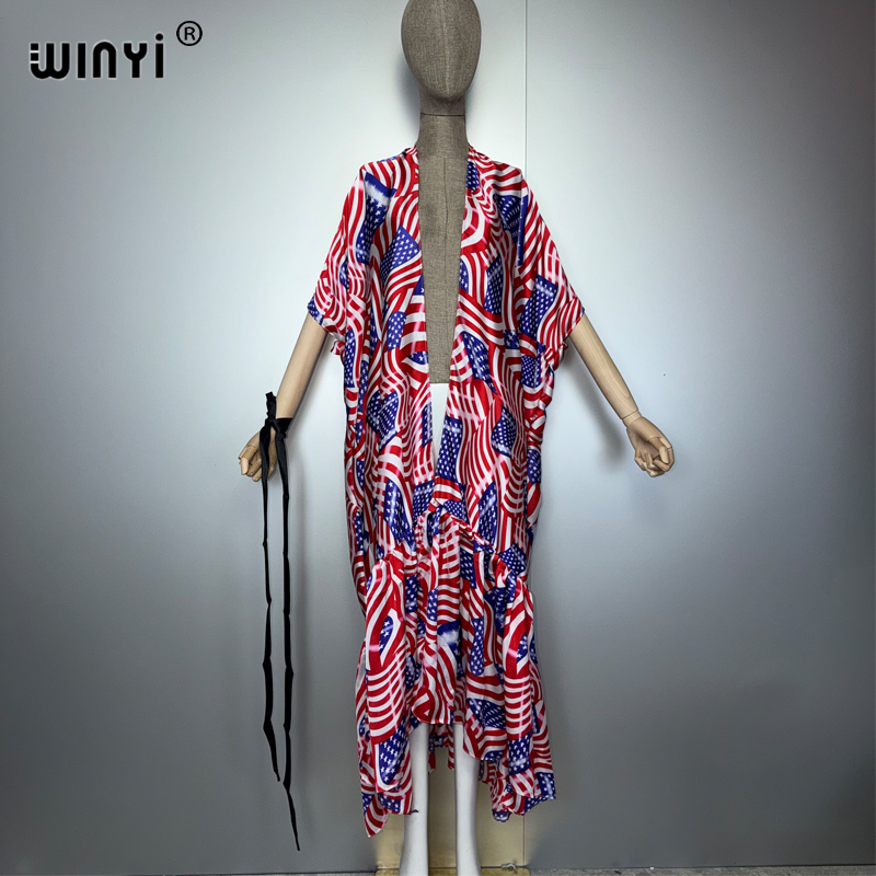 WINYI Africa women kimono beac - đánh giá và giá Cover Up Kaftan